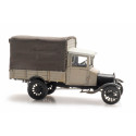 Ford Model TT gris con toldo.