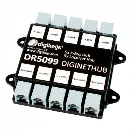 DigiNetHub: Multiconector Loconet y X-BUS. DigiNetHub: Multiconector Loconet y X-BUS.