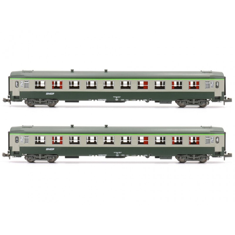 Set de coches B10, SNCF. Set de coches B10, SNCF.