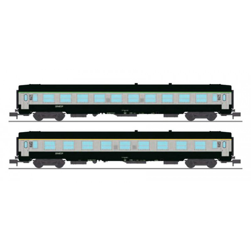 Set de coches UIC, SNCF. Set de coches UIC, SNCF.