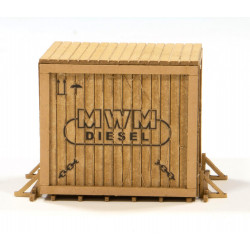 Cajas de madera, MWM Diesel.