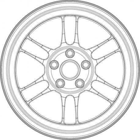 Kit de llantas Enkei RPF1.