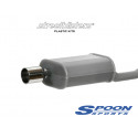 Cola de escape Spoon (corte recto).