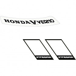 Hoja de vinilos Honda Verno.