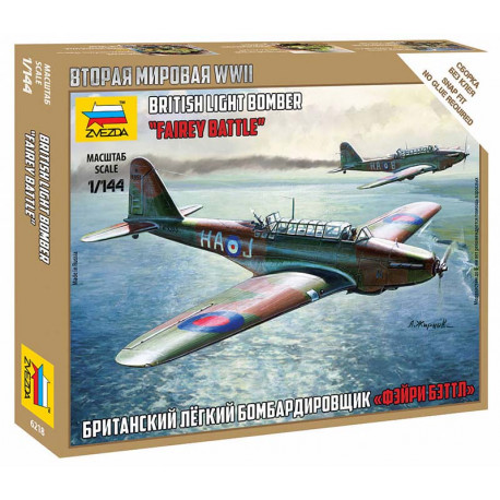 Bombardero ligero británico "Fairey Battle".