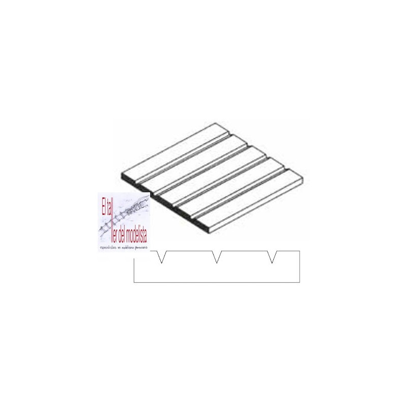 V-groove. EVERGREEN 4100 V-groove. EVERGREEN 4100
