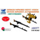 German infrared night-vision devices infrarot-Scheinwerfer.