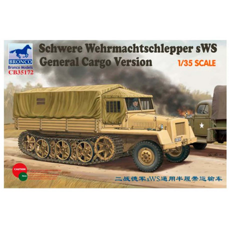 Schwere Wehrmachtschlepper sWS general cargo version.