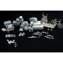 WWII British airbone weapon and equipment set.