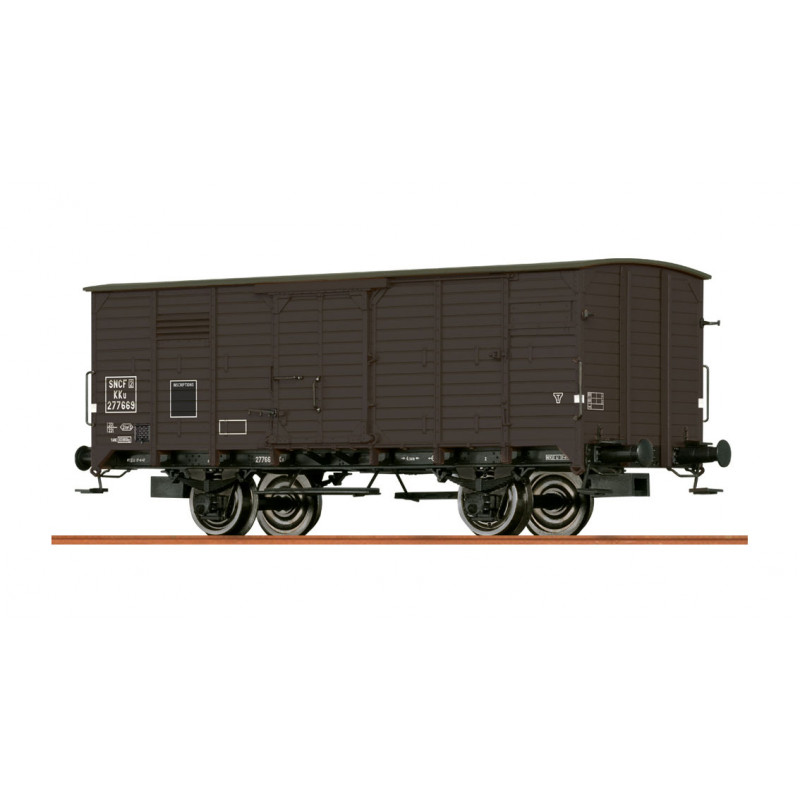 Covered freight car KKu, SNCF. Covered freight car KKu, SNCF.