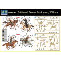 British and German Cavalrymen. MASTER BOX 35184 British and German Cavalrymen. MASTER BOX 35184