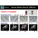 Bicicleta militares alemanes. MASTER BOX 35165