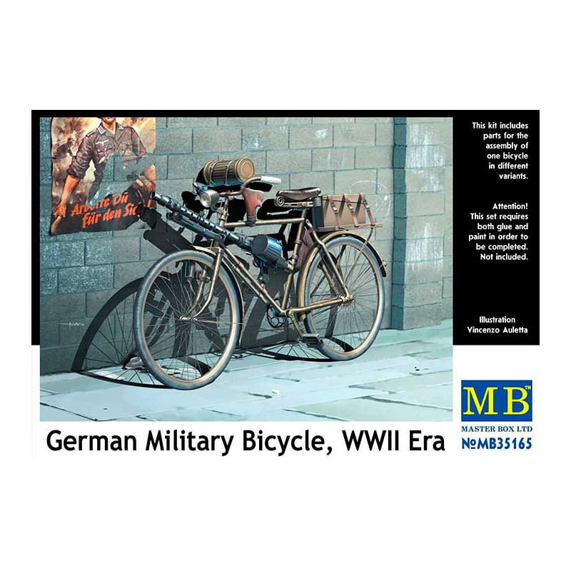 German military bicycle. MASTER BOX 35165