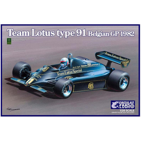 Team Lotus Type 91 1982 Belgian GP.