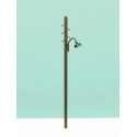 Wooden pole with light and laying.