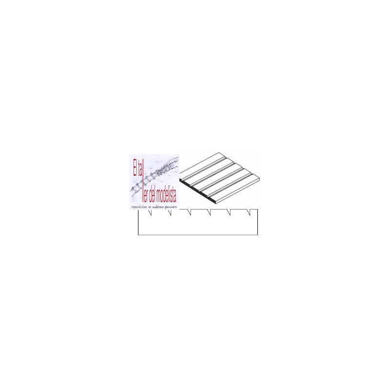 Plancha 15 x 30. Dentada 1,5 mm. EVERGREEN 4062 Plancha 15 x 30. Dentada 1,5 mm. EVERGREEN 4062