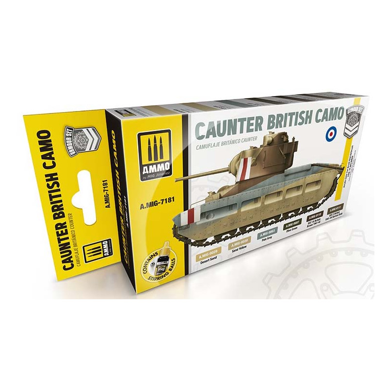 Camuflaje británico caunter. Camuflaje británico caunter.