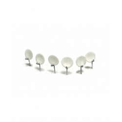 Antennes paraboliques (x6).