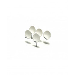 Antennes paraboliques (x5).