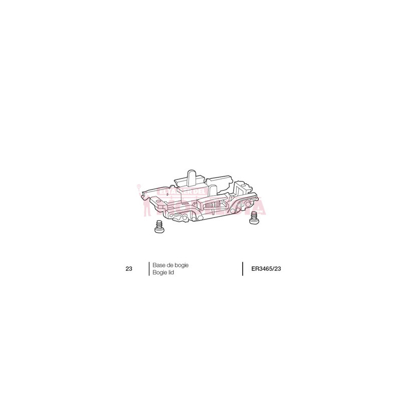 Tapa de bogie para Alaris.