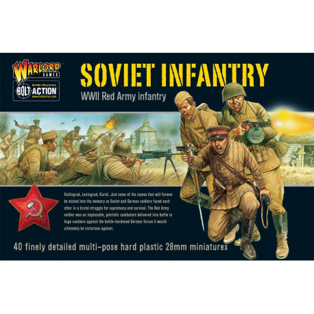 Soviet Infantry set. WWII.