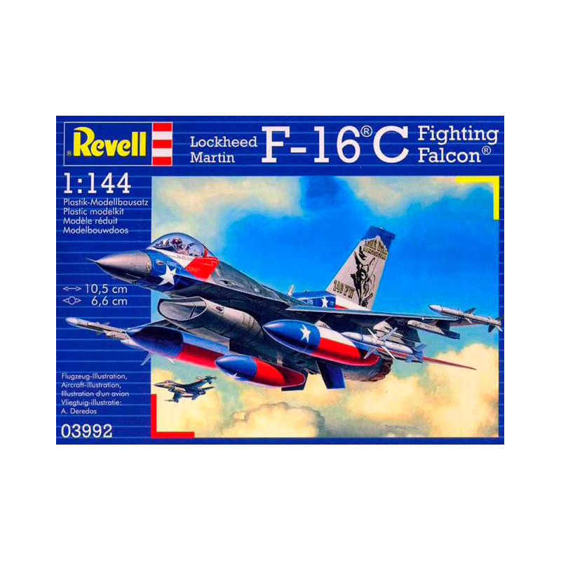Caza Lockheed Martin F-16C. REVELL 03992