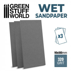 Lixa à base de água, grão 320 (x3).