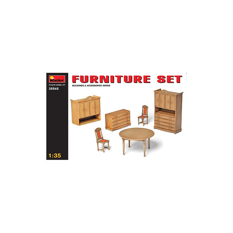 Set de muebles. MINIART 35548