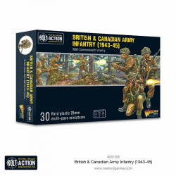 Infanterie der britischen und kanadischen Armee. Bolt Action.