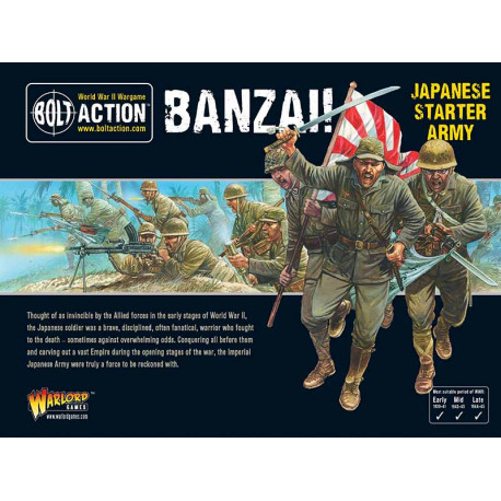 Banzai! Imperial Japanese Starter Army. Bolt Action.