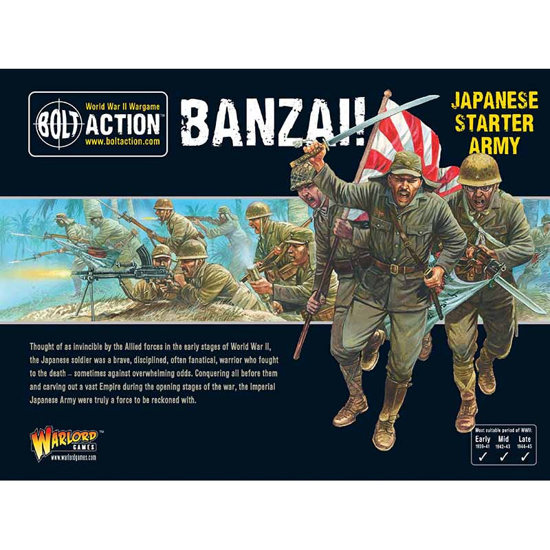 Ejército japonés Banzai. Bolt Action starter army.