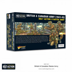Exército Britânico e Canadense (1943-45). Exército de partida Bolt Action.