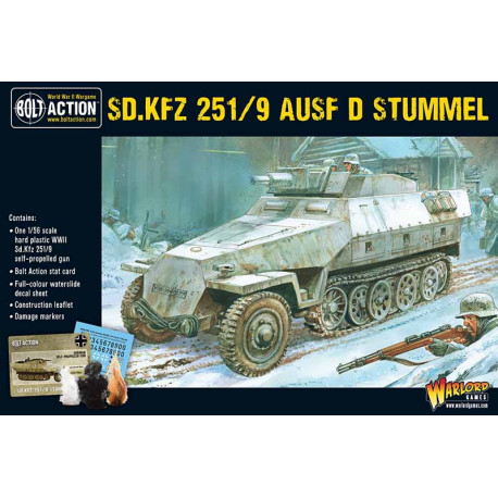 Sd.Kfz 251/9 Ausf D (Stummel). Bolt Action.