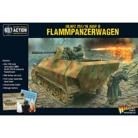 Sd.Kfz 251/16 Flammpanzerwagen. Bolt Action.