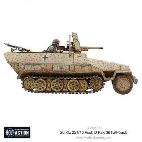 Semioruga Sd.Kfz 251/10 ausf D (37mm Pak). Bolt Action.