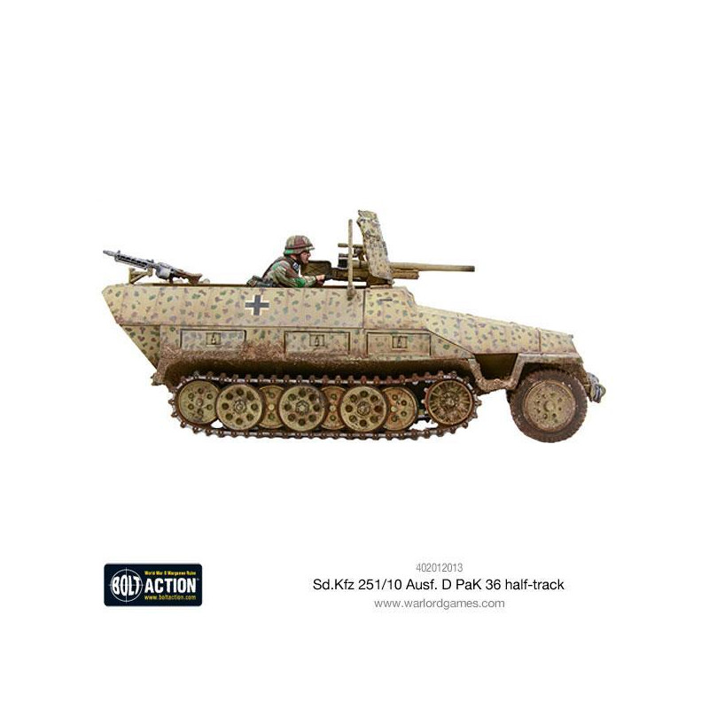 Semioruga Sd.Kfz 251/10 ausf D (37mm Pak). Bolt Action.