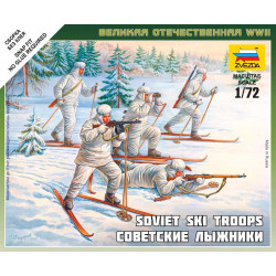 Soviet ski troops.