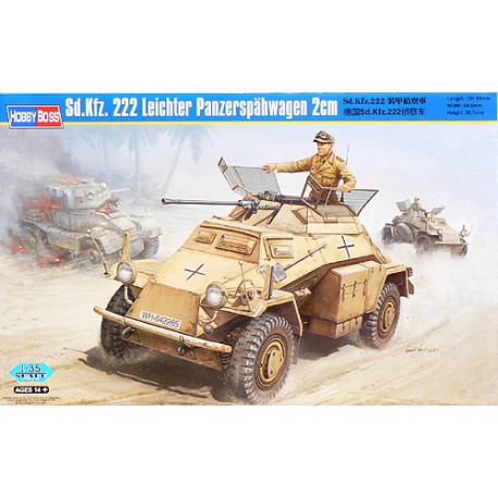 Sd. Kfz. 222 Leichter Panzerspahwagen. HOBBY BOSS 82442