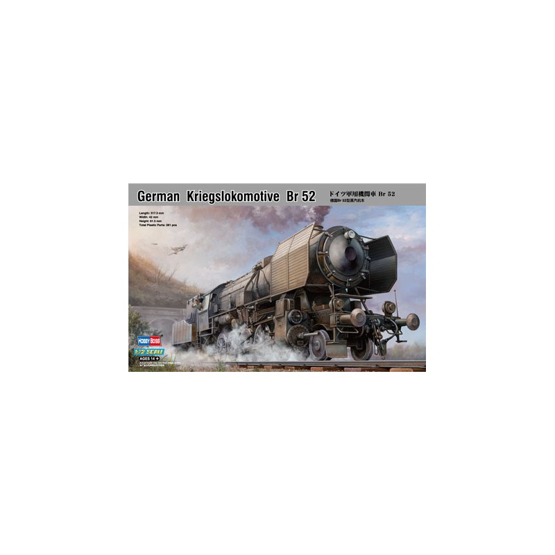 German Kriegslokomotive BR-52. HOBBY BOSS 82901