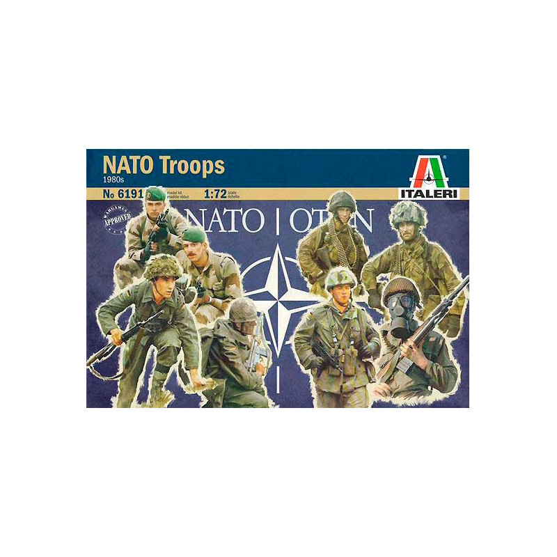 Tropas de la OTAN años 80.