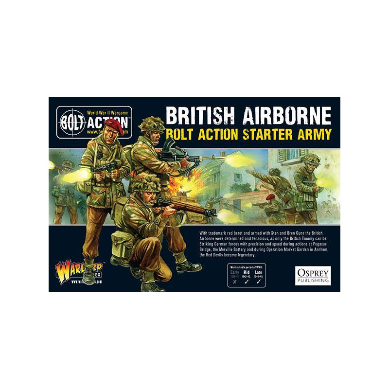 Ejército aerotransportado británico. Bolt Action Starter Army.