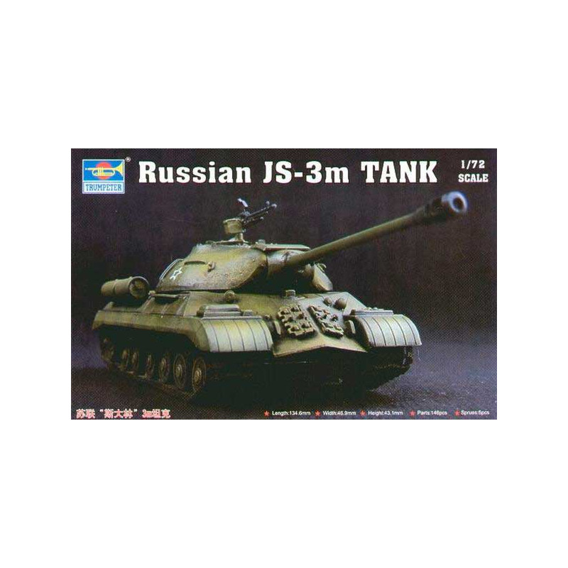 Tanque soviético JS-3. TRUMPETER 07228 Tanque soviético JS-3. TRUMPETER 07228
