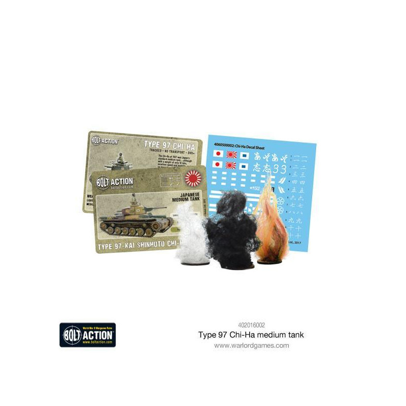 ChiHa Japanese tank. Bolt Action. WARLORD GAMES 402016002