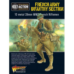 Seção de infantaria do exército francês. Ação do parafuso.