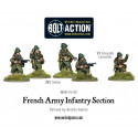 Sección de infantería del ejército francés. Bolt Action. Sección de infantería del ejército francés. Bolt Action.