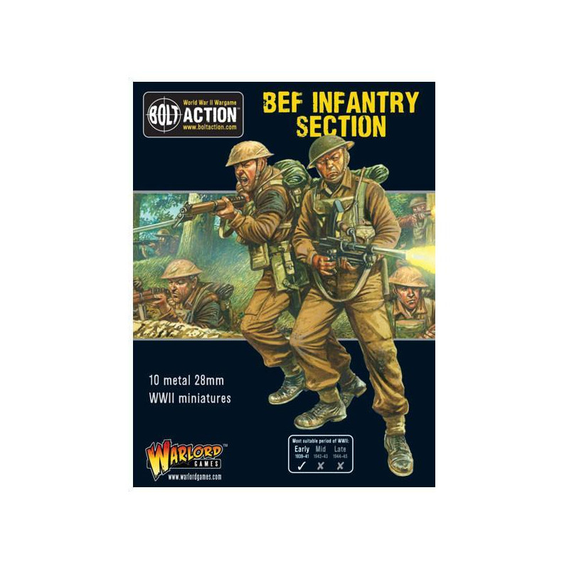 Sección de Infantería BEF. Bolt Action.