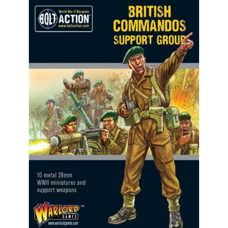 Grupo de apoyo de comandos británico. Bolt Action.