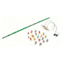 Lighting installation kit, warm white.
