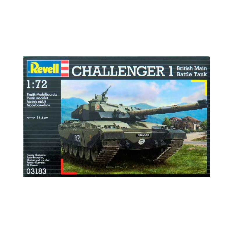 Tanque británico Challenger 1. REVELL 03183