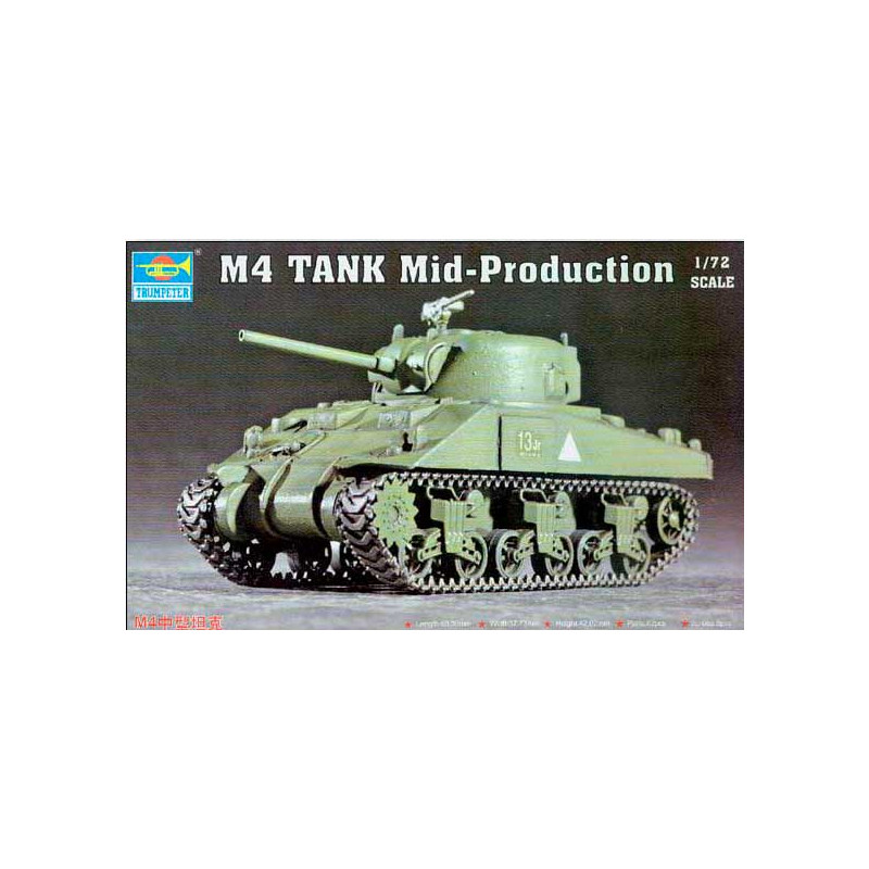 M4 tank Mid-Production. TRUMPETER 07223